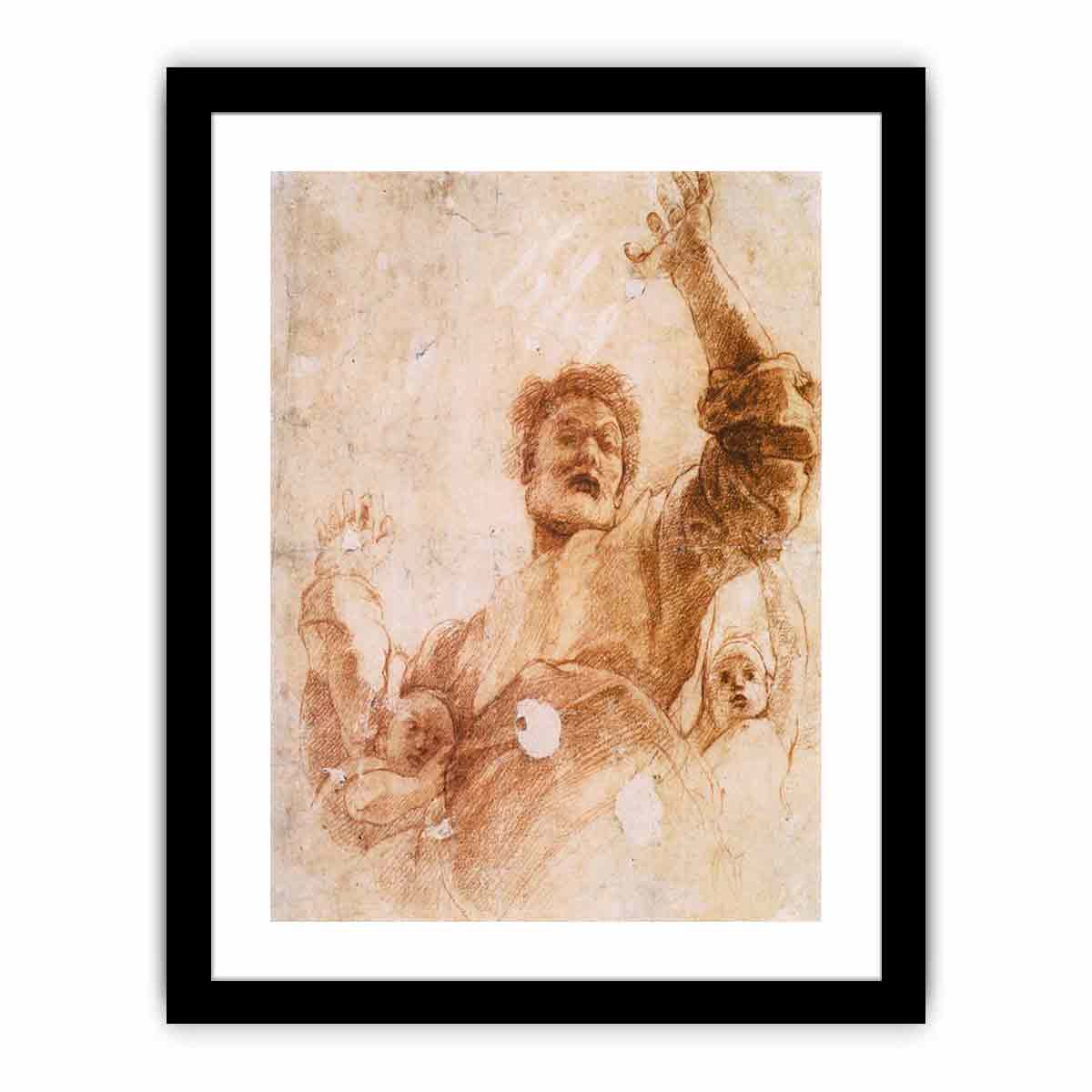 Study of God the Father (recto) By Raphael