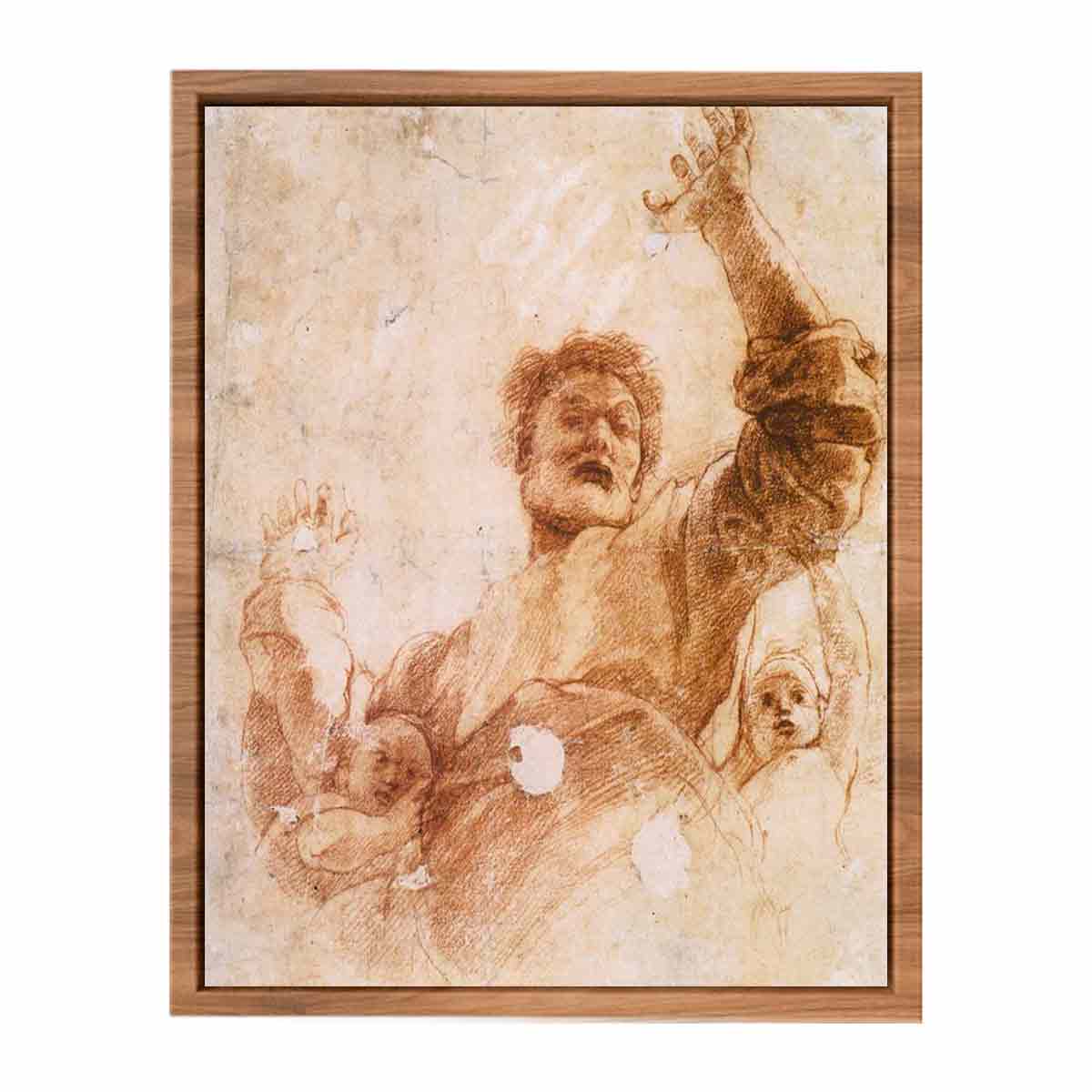 Study of God the Father (recto) By Raphael
