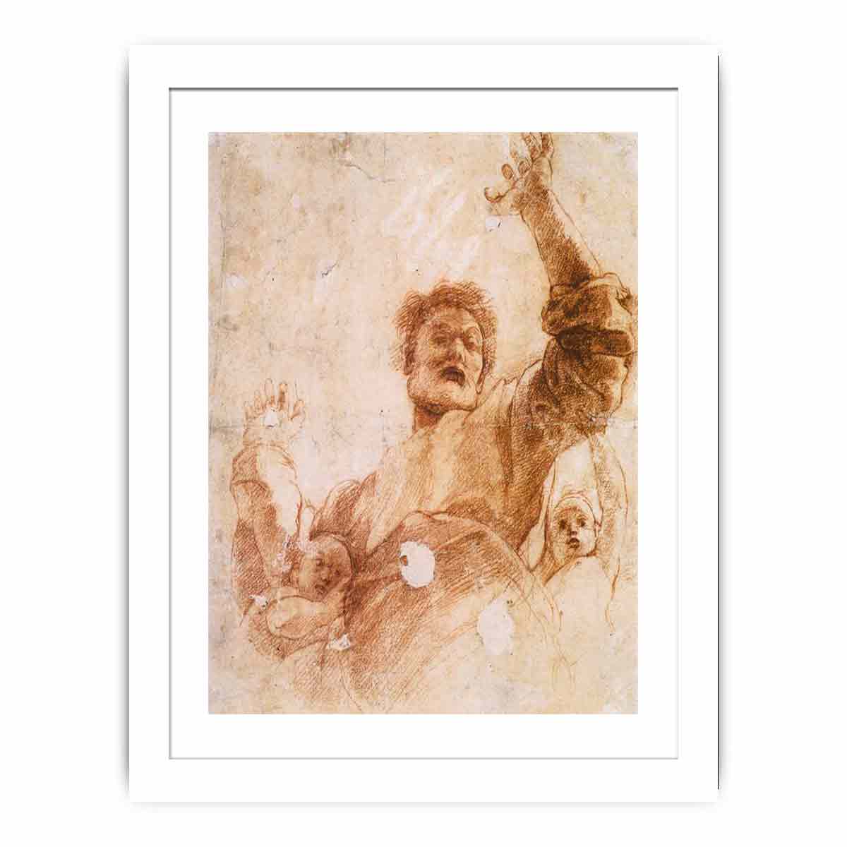 Study of God the Father (recto) By Raphael