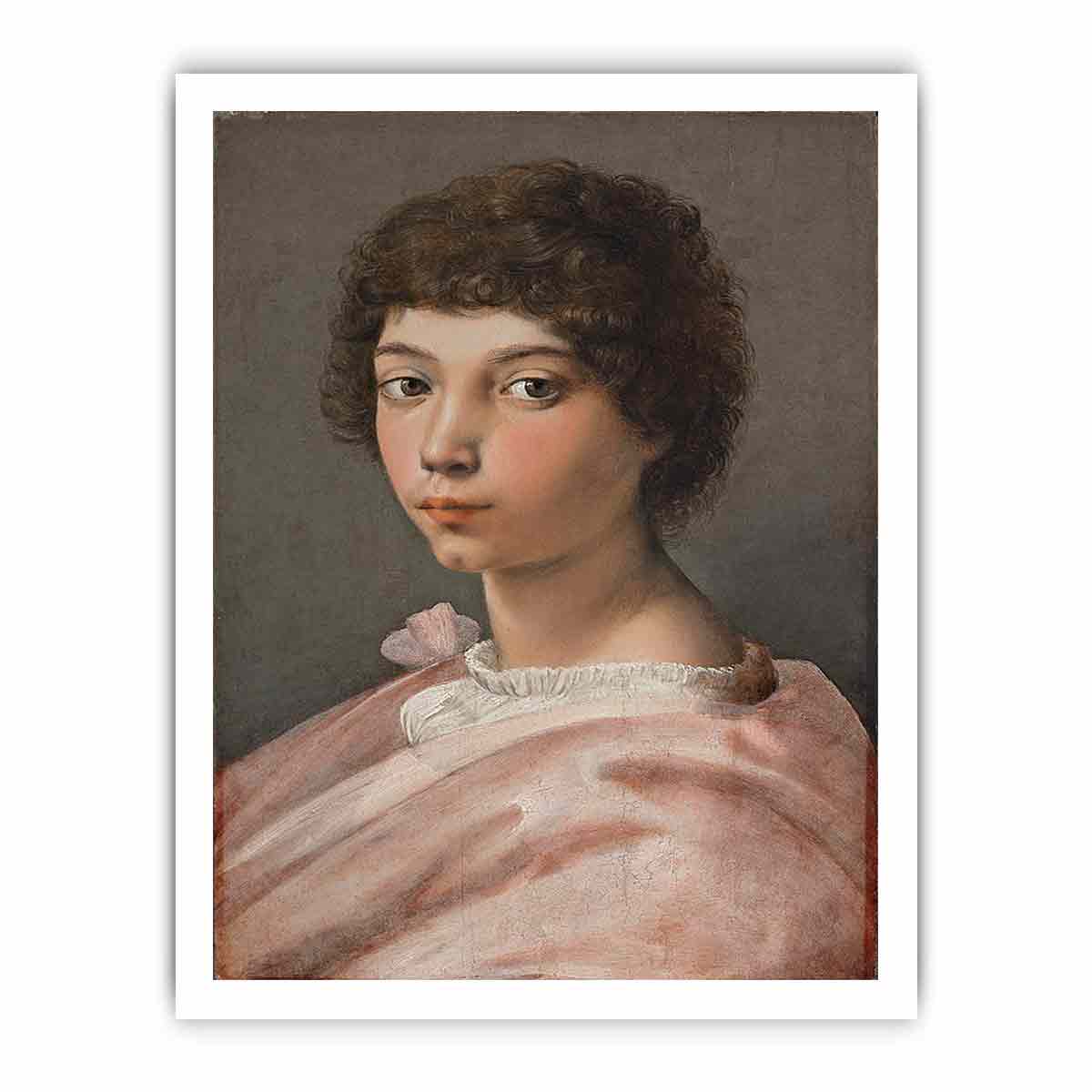 Portrait of a young Man By Raphael
