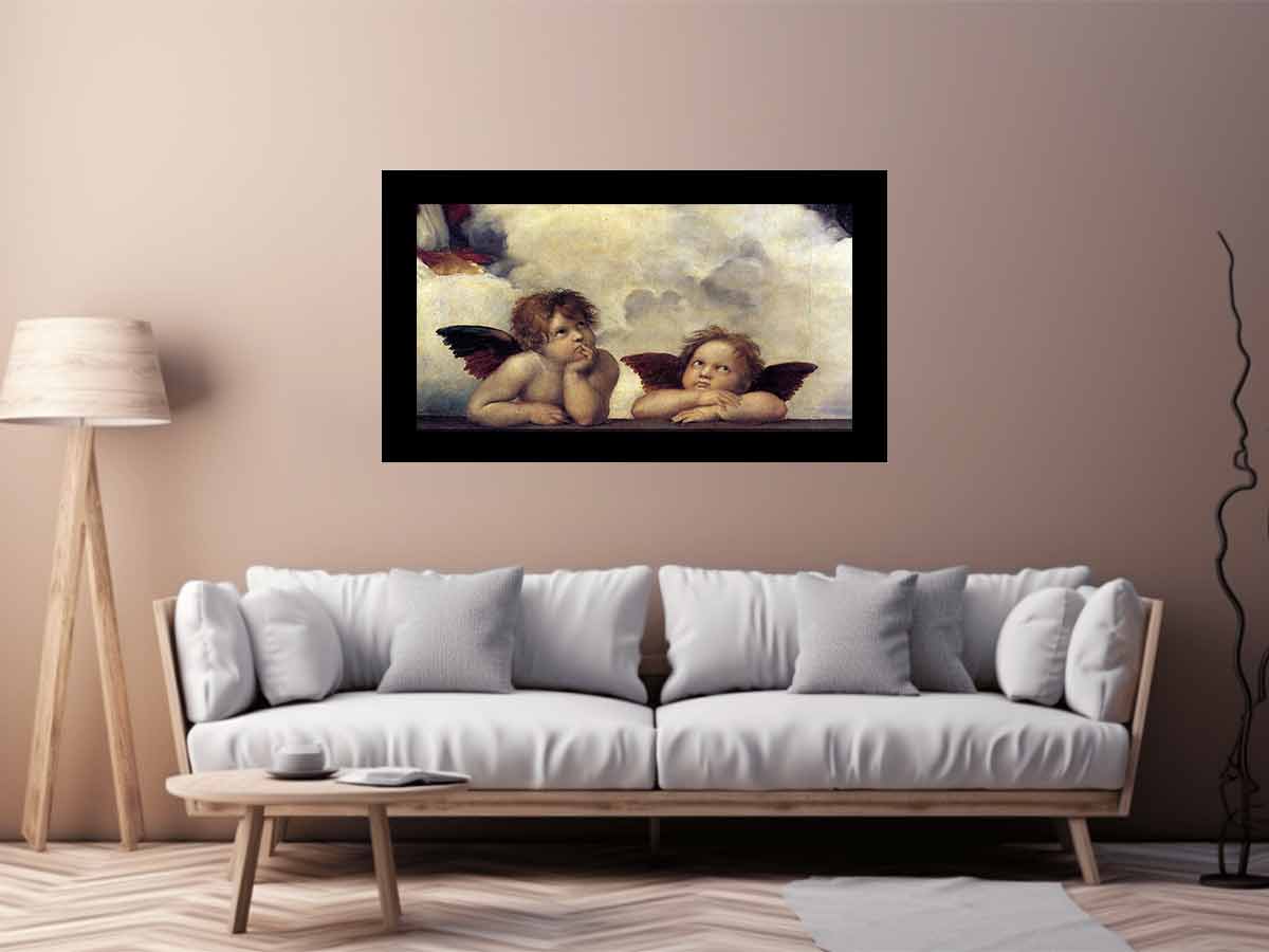 The Sistine Madonna (detail) By Raphael