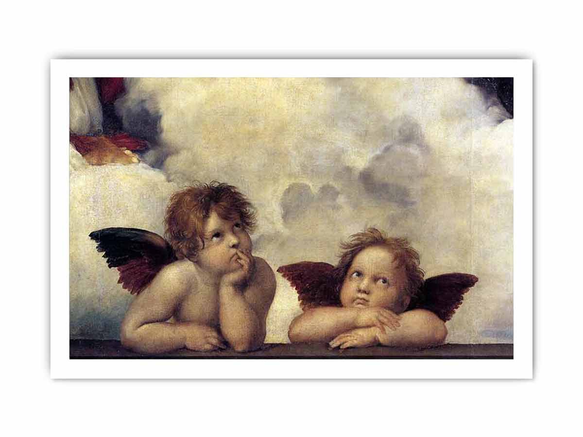 The Sistine Madonna (detail) By Raphael