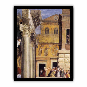 The Fire in the Borgo (detail) By Raphael