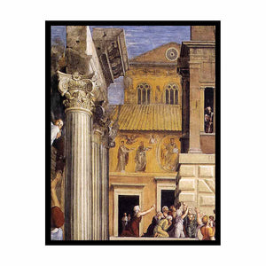 The Fire in the Borgo (detail) By Raphael