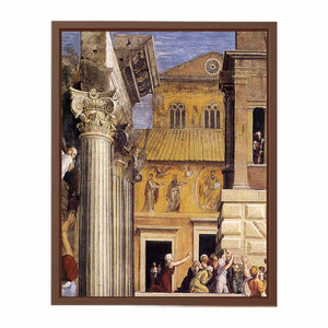 The Fire in the Borgo (detail) By Raphael