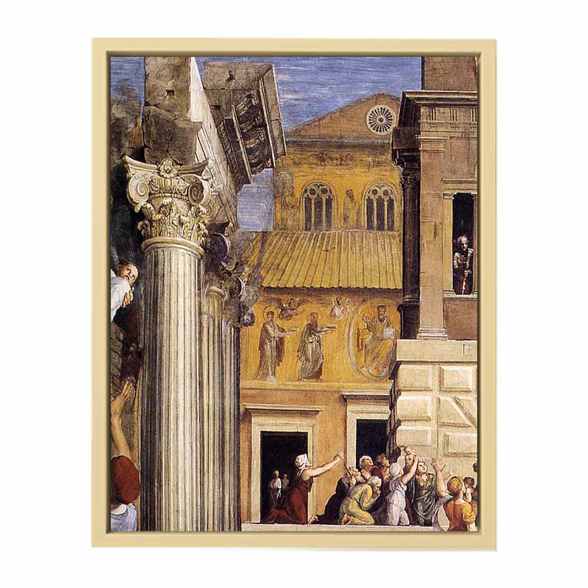 The Fire in the Borgo (detail) By Raphael
