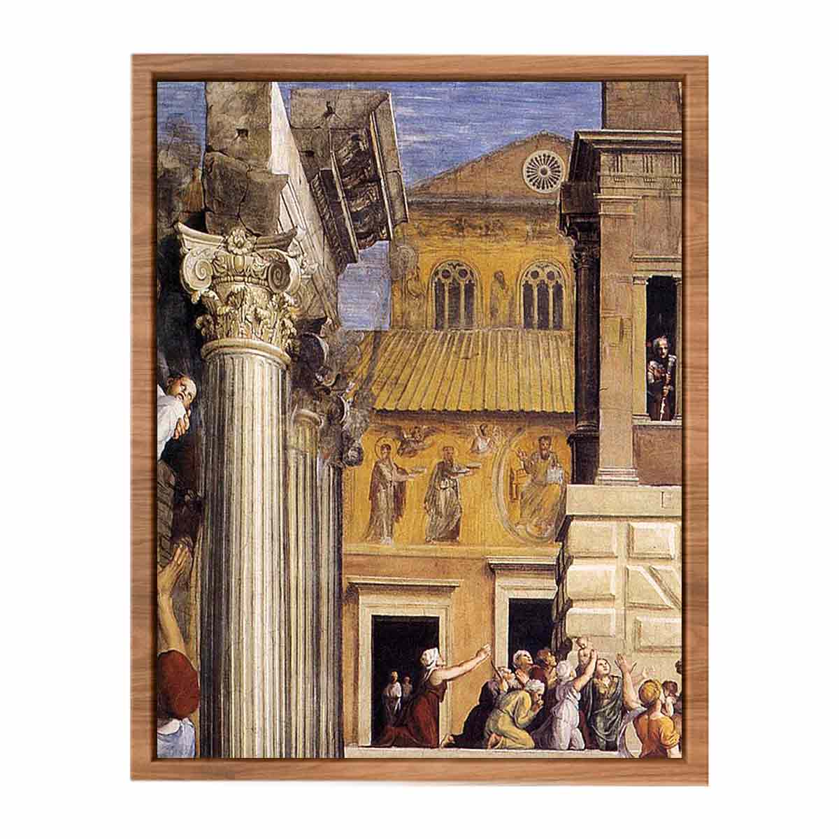 The Fire in the Borgo (detail) By Raphael