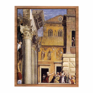 The Fire in the Borgo (detail) By Raphael