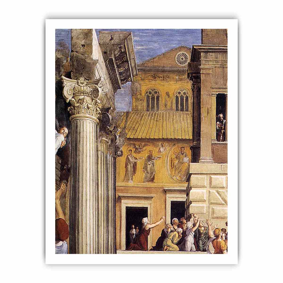 The Fire in the Borgo (detail) By Raphael