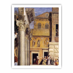The Fire in the Borgo (detail) By Raphael