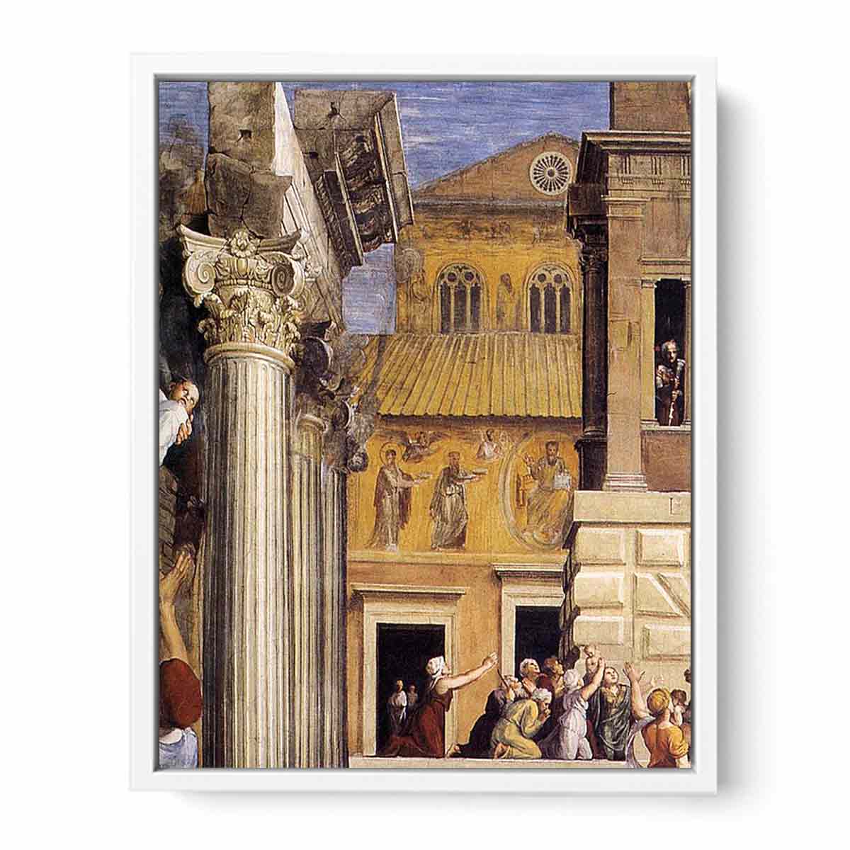 The Fire in the Borgo (detail) By Raphael