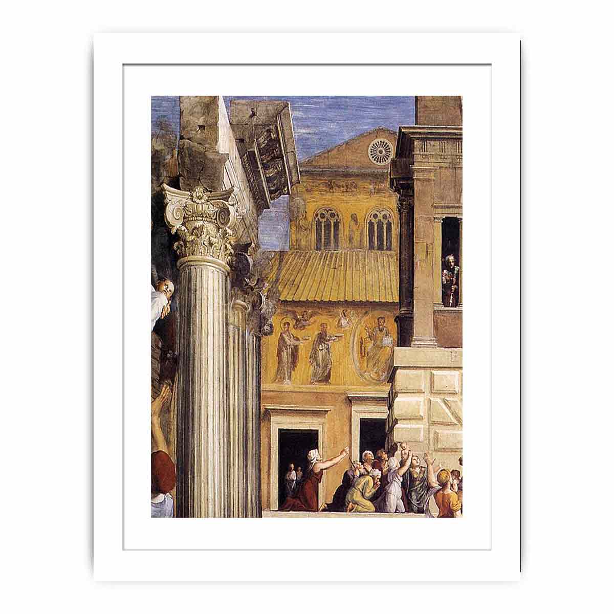 The Fire in the Borgo (detail) By Raphael