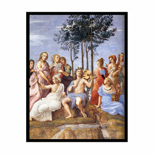 The Parnassus (detail) By Raphael