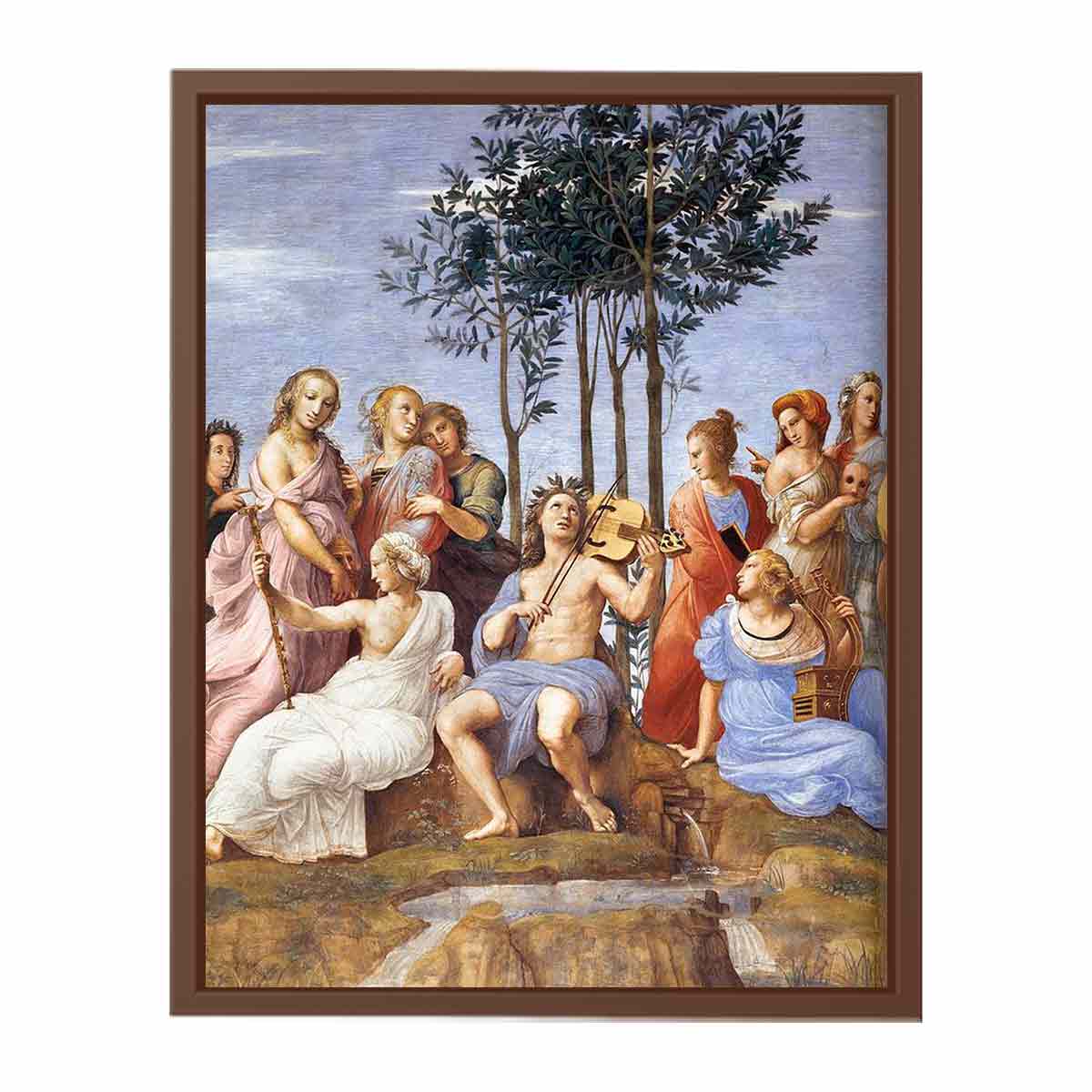 The Parnassus (detail) By Raphael