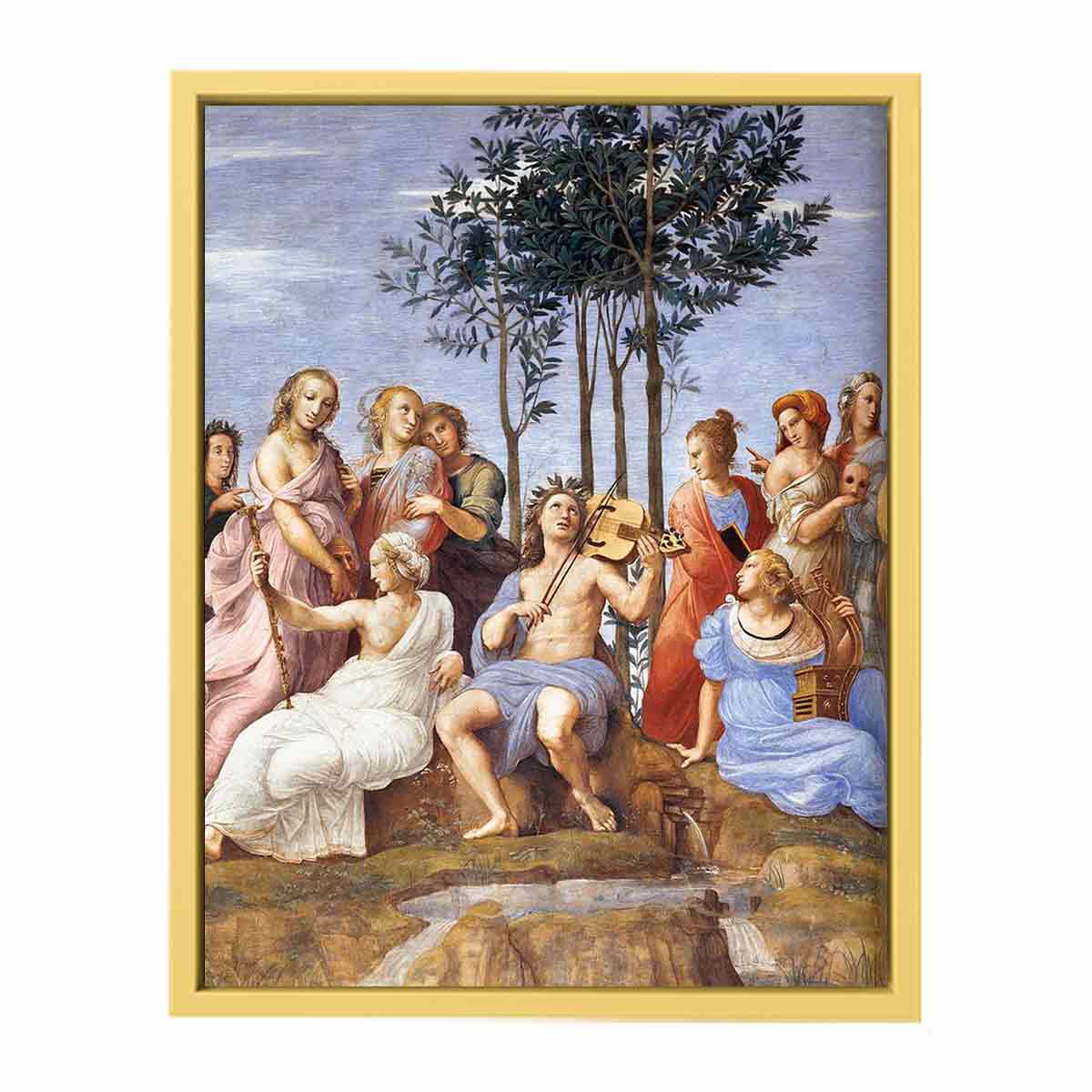 The Parnassus (detail) By Raphael