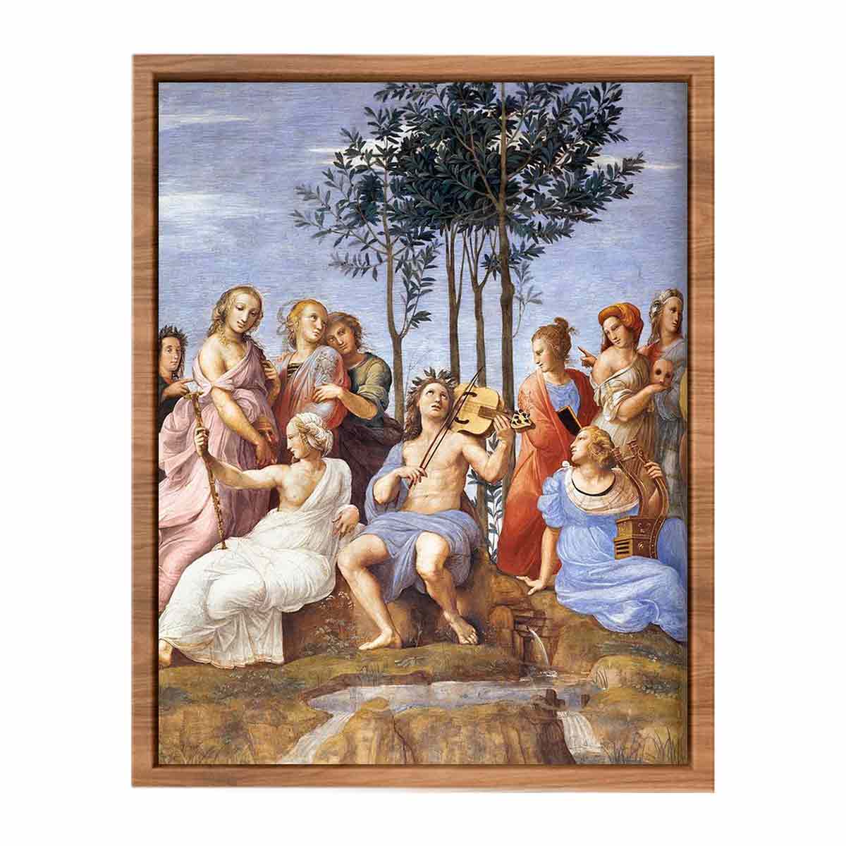 The Parnassus (detail) By Raphael