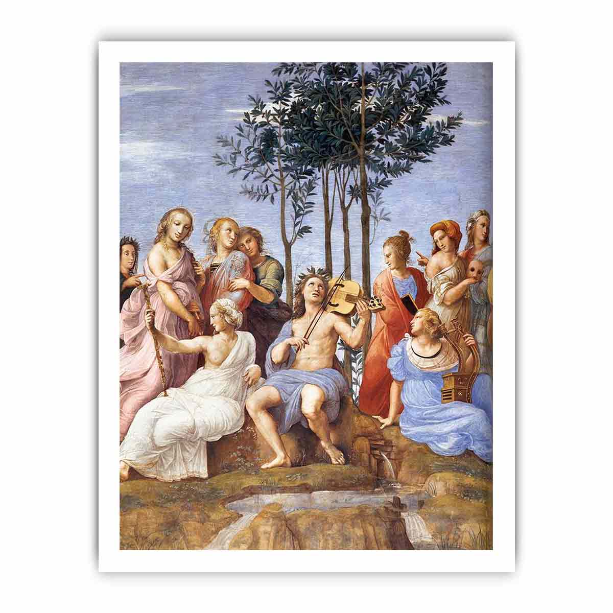 The Parnassus (detail) By Raphael