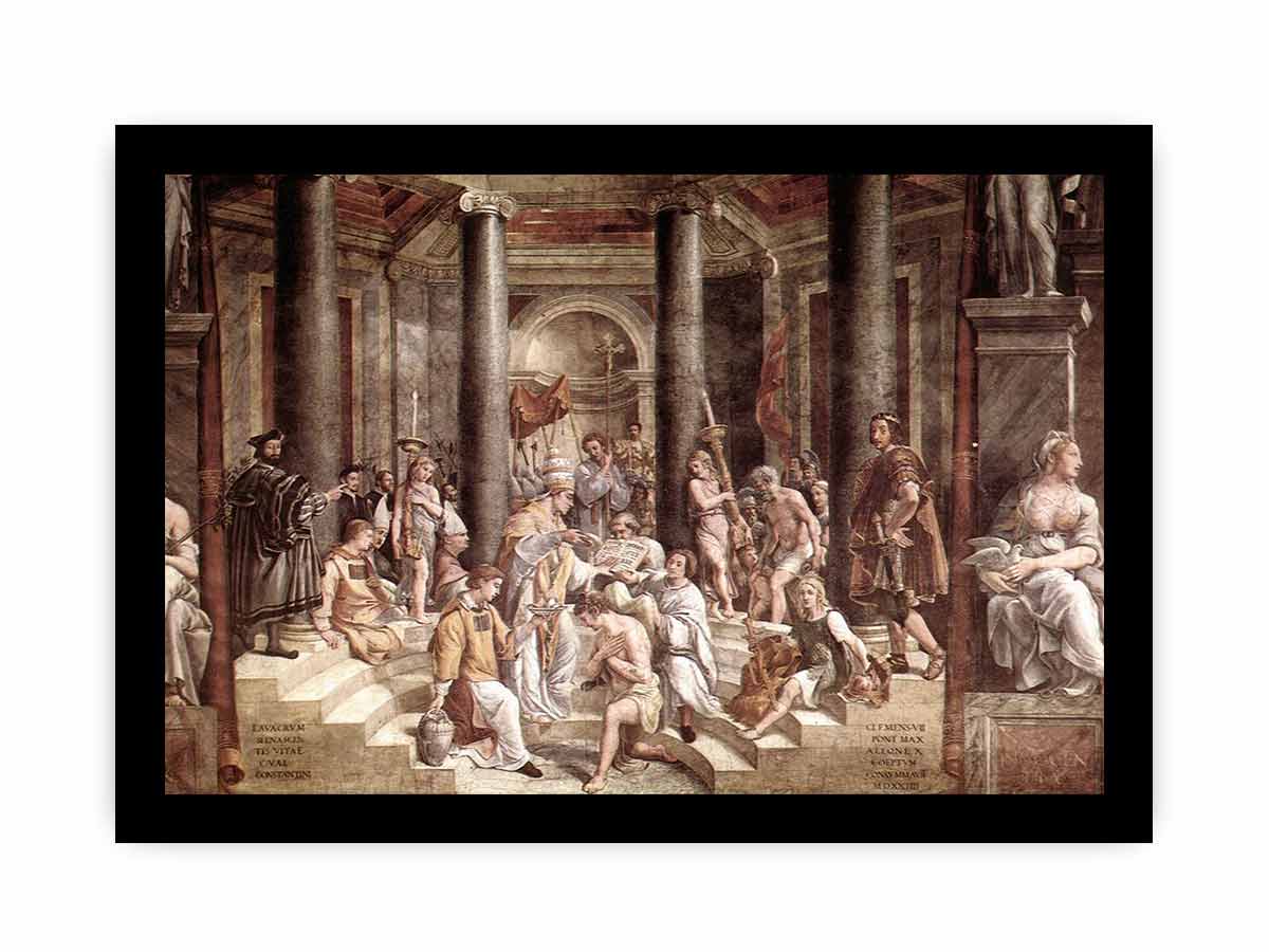 The Baptism of Constantine By Raphael