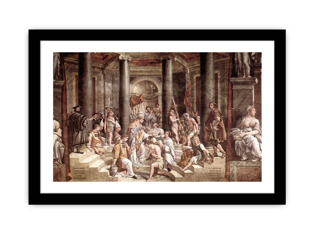 The Baptism of Constantine By Raphael