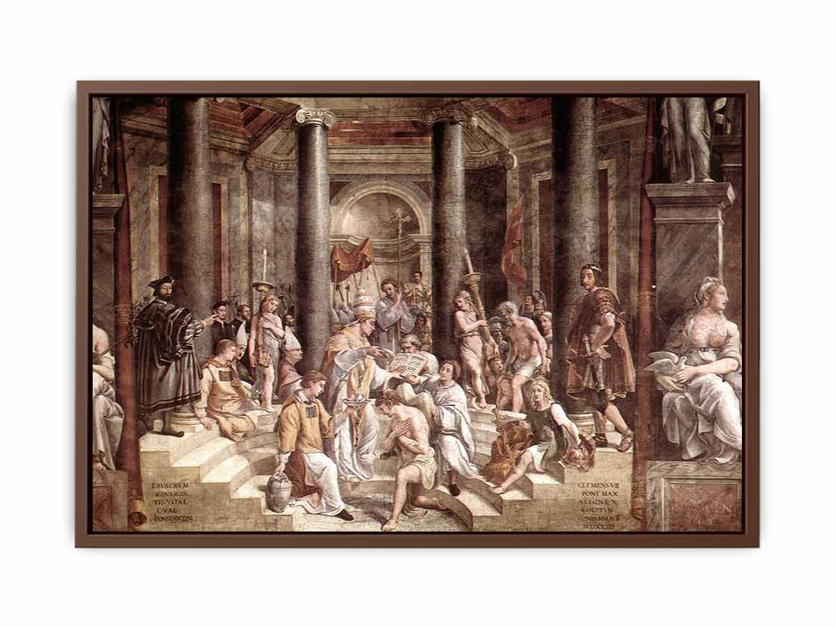 The Baptism of Constantine By Raphael