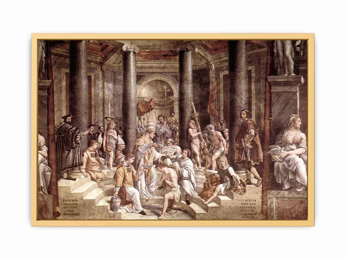 The Baptism of Constantine By Raphael