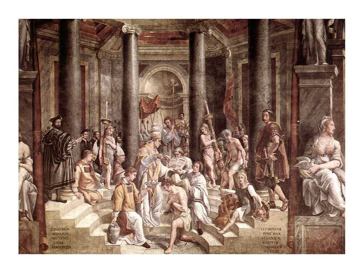 The Baptism of Constantine By Raphael
