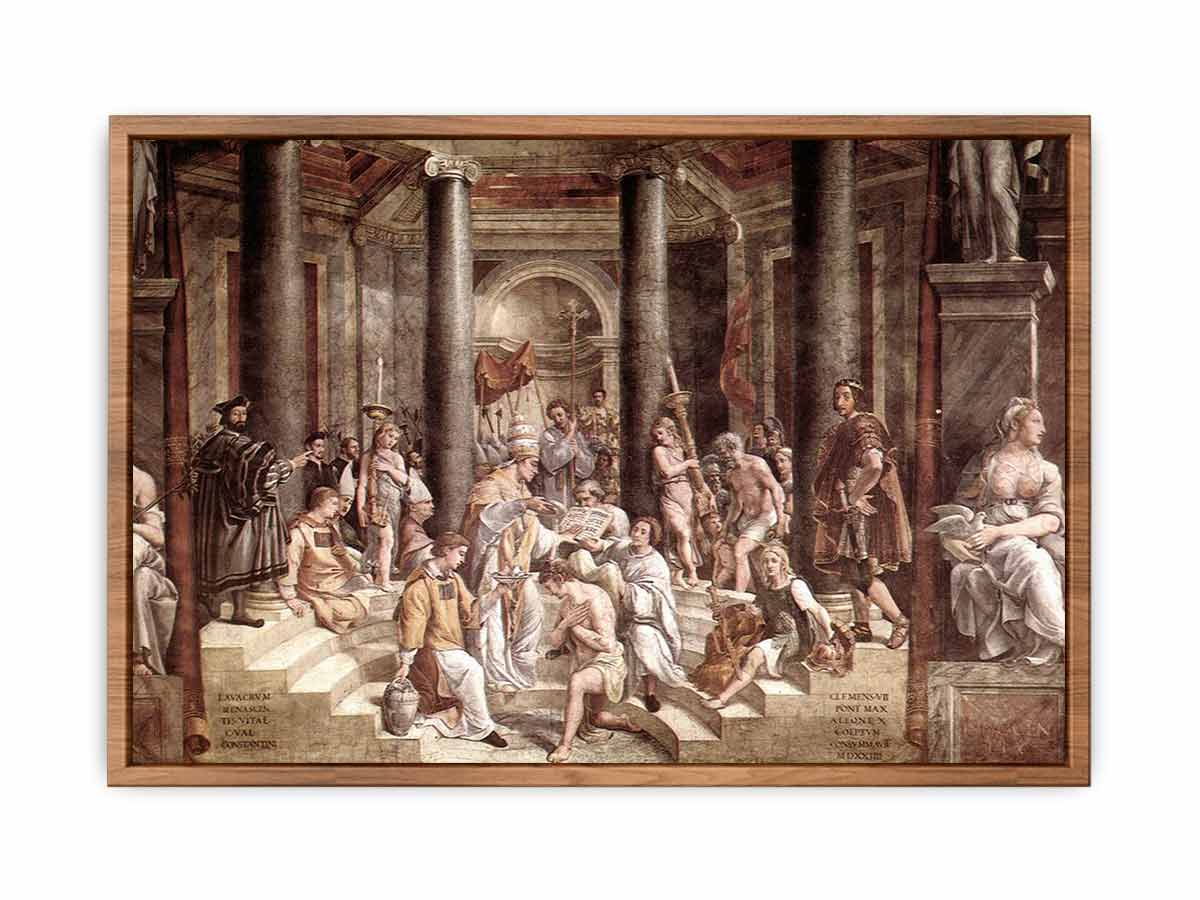 The Baptism of Constantine By Raphael