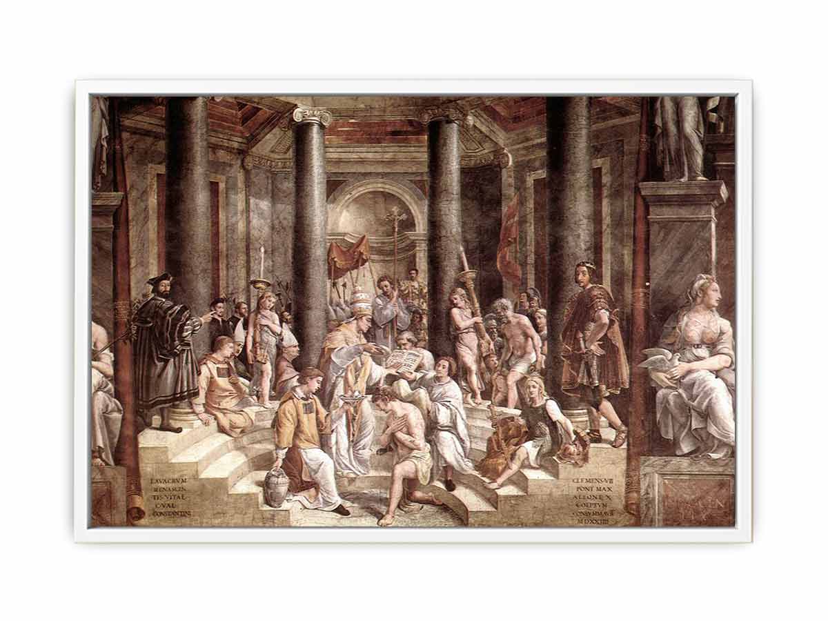 The Baptism of Constantine By Raphael