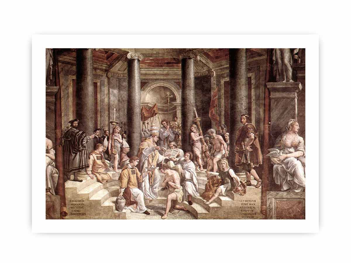 The Baptism of Constantine By Raphael