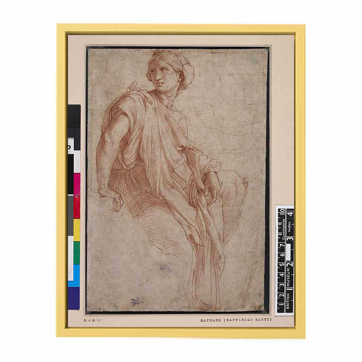 Study of a Sibyl (recto) By Raphael