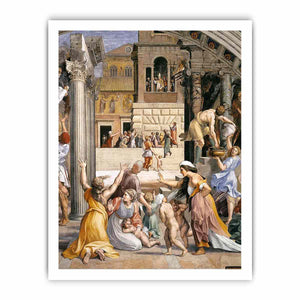 The Fire in the Borgo (detail) By Raphael