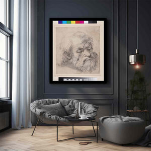 Study of the Head of an Apostle By Raphael