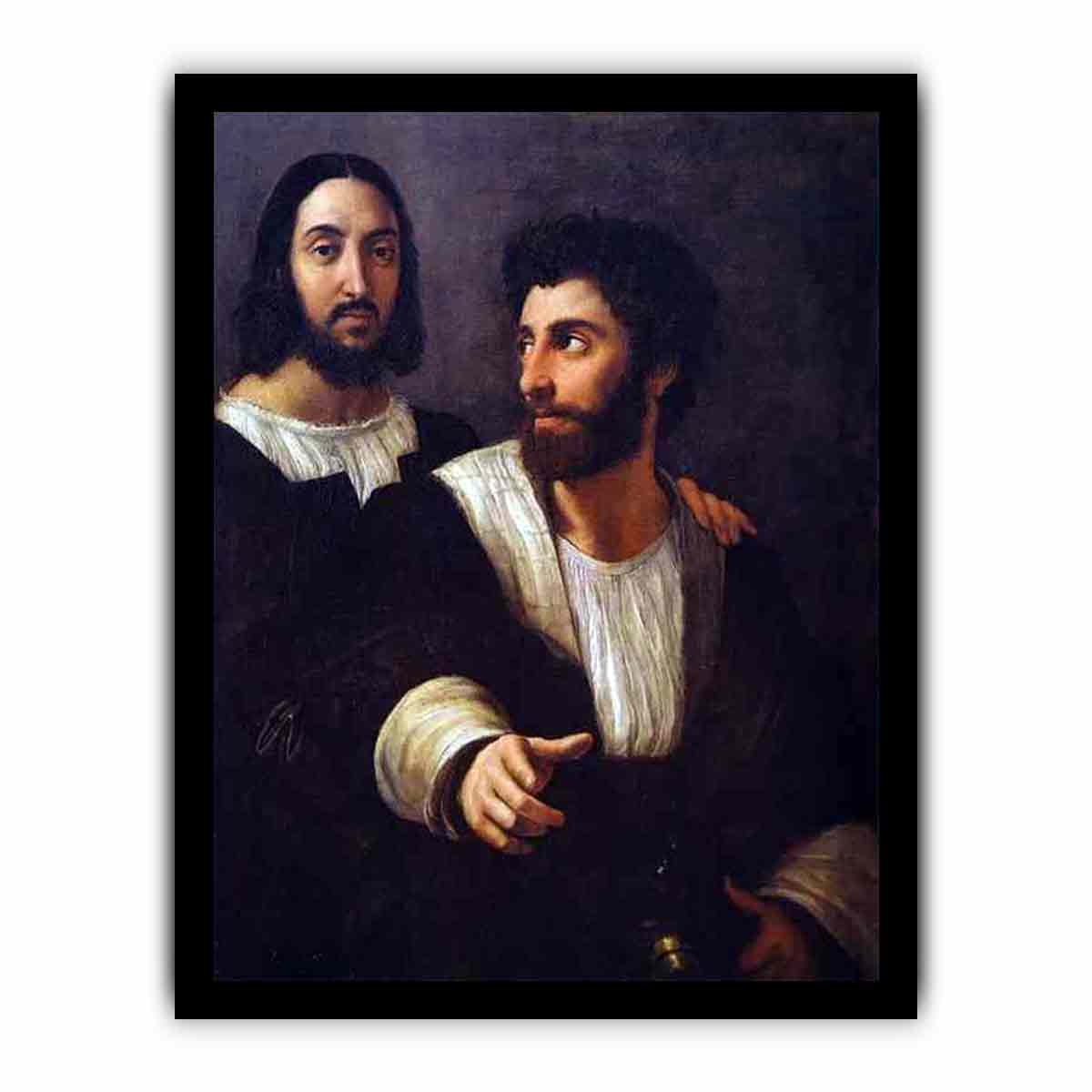 Self-Portrait with a Friend By Raphael