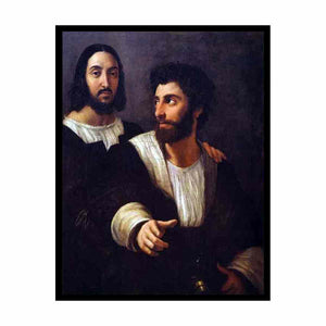 Self-Portrait with a Friend By Raphael