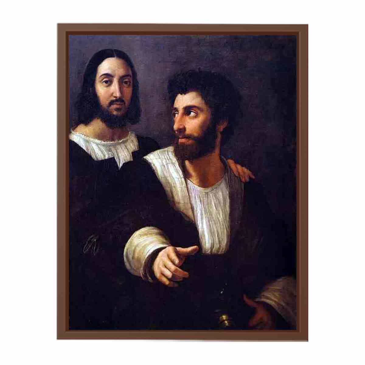 Self-Portrait with a Friend By Raphael