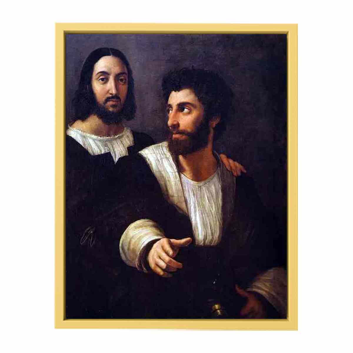 Self-Portrait with a Friend By Raphael