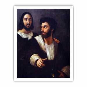 Self-Portrait with a Friend By Raphael