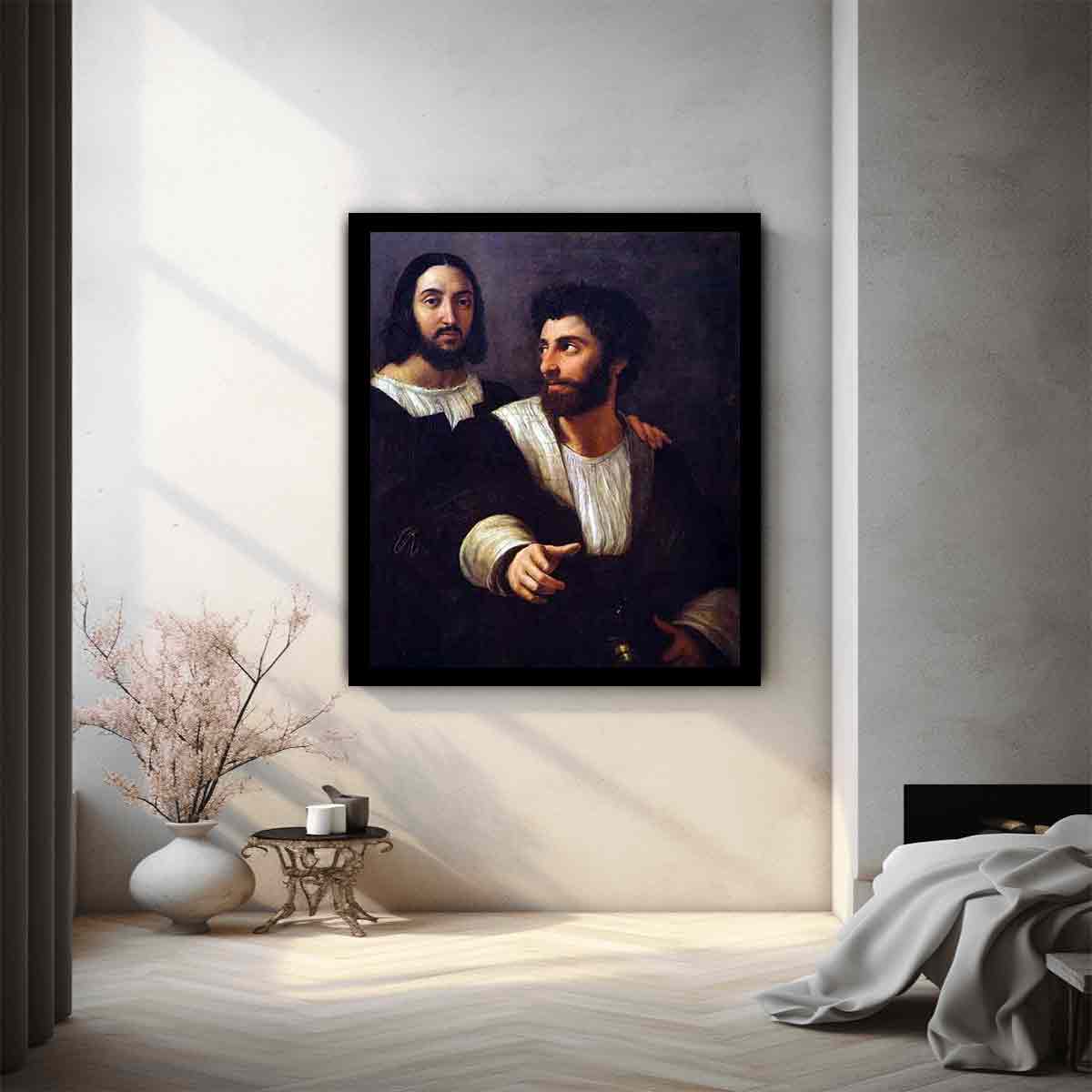 Self-Portrait with a Friend By Raphael