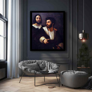 Self-Portrait with a Friend By Raphael