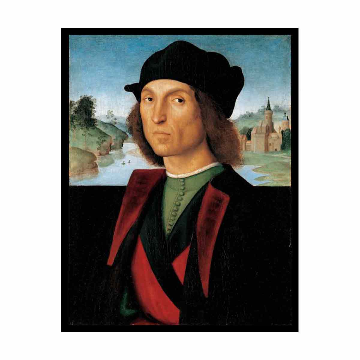 Portrait of a Man By Raphael