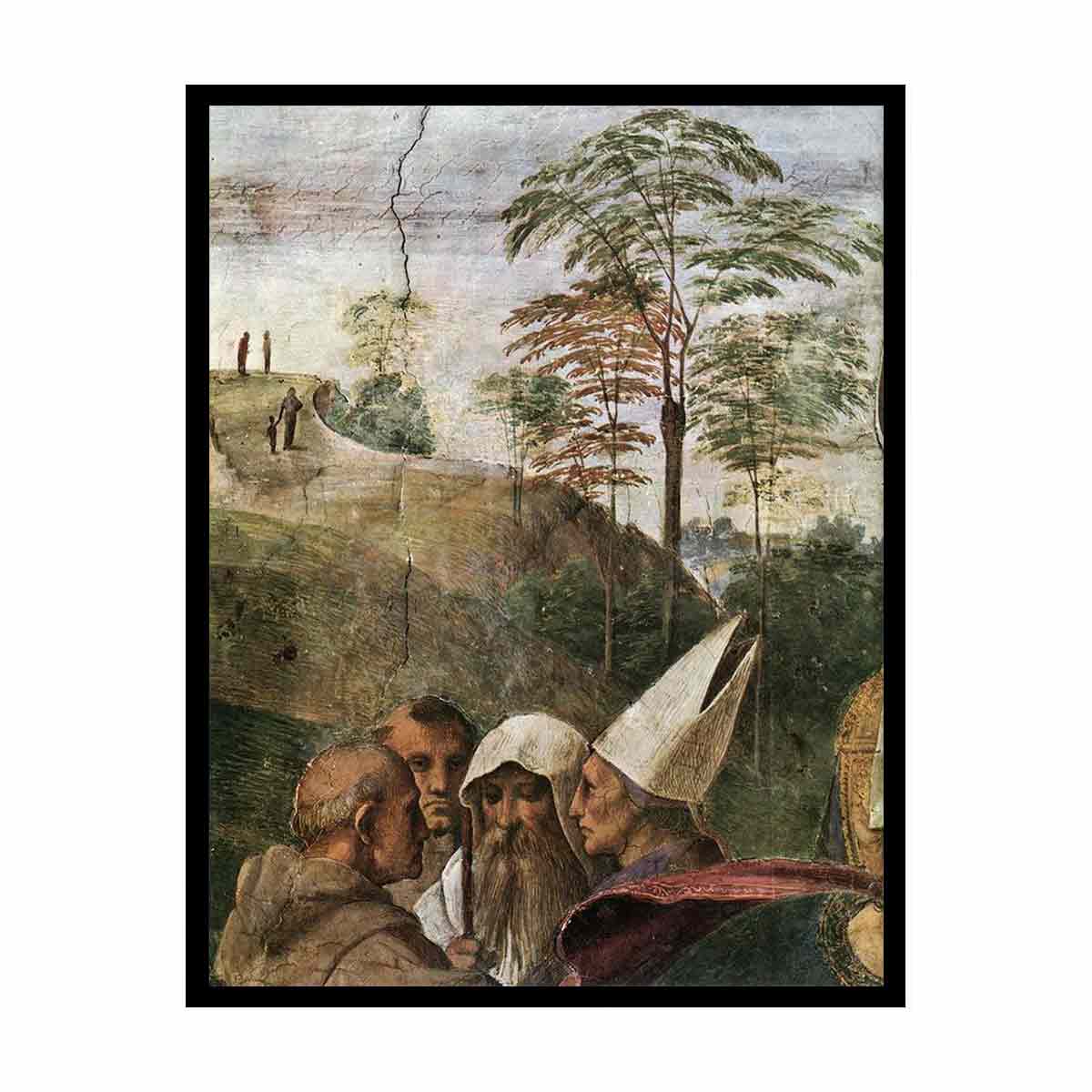 La Disputa (detail) By Raphael