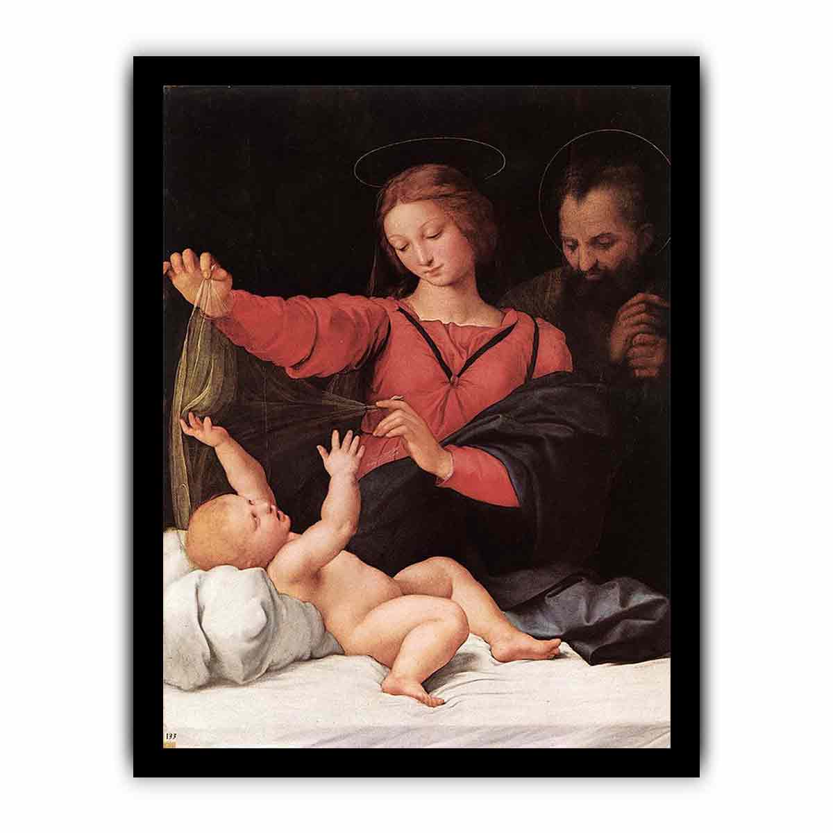Madonna of Loreto (Madonna del Velo) By Raphael