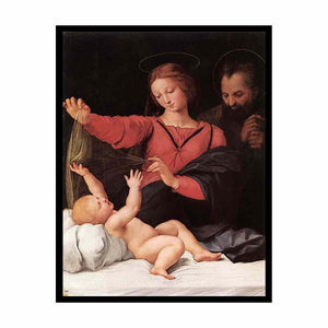 Madonna of Loreto (Madonna del Velo) By Raphael