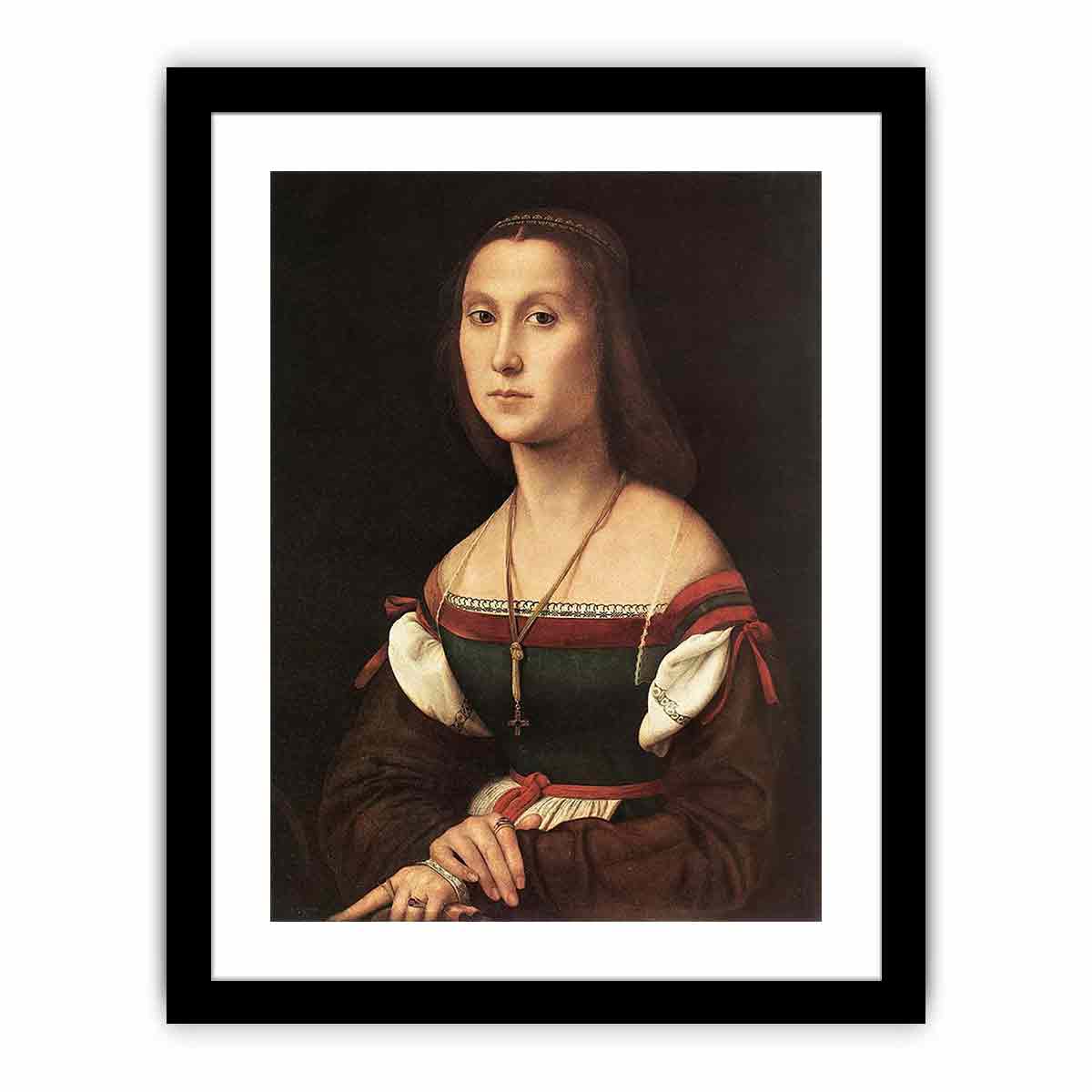 Portrait of a Young Woman By Raphael