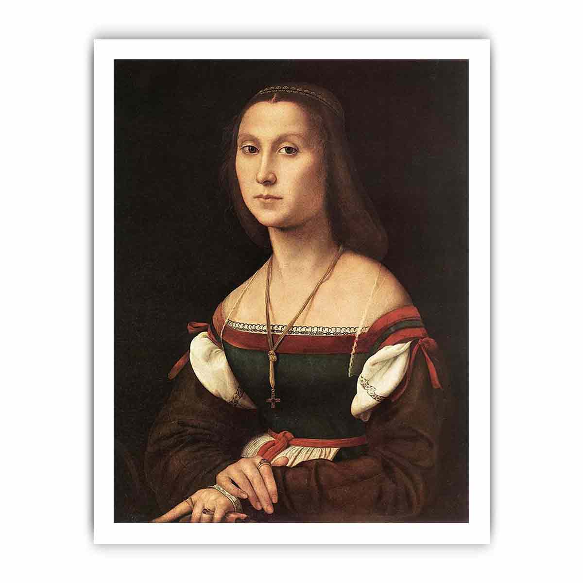 Portrait of a Young Woman By Raphael
