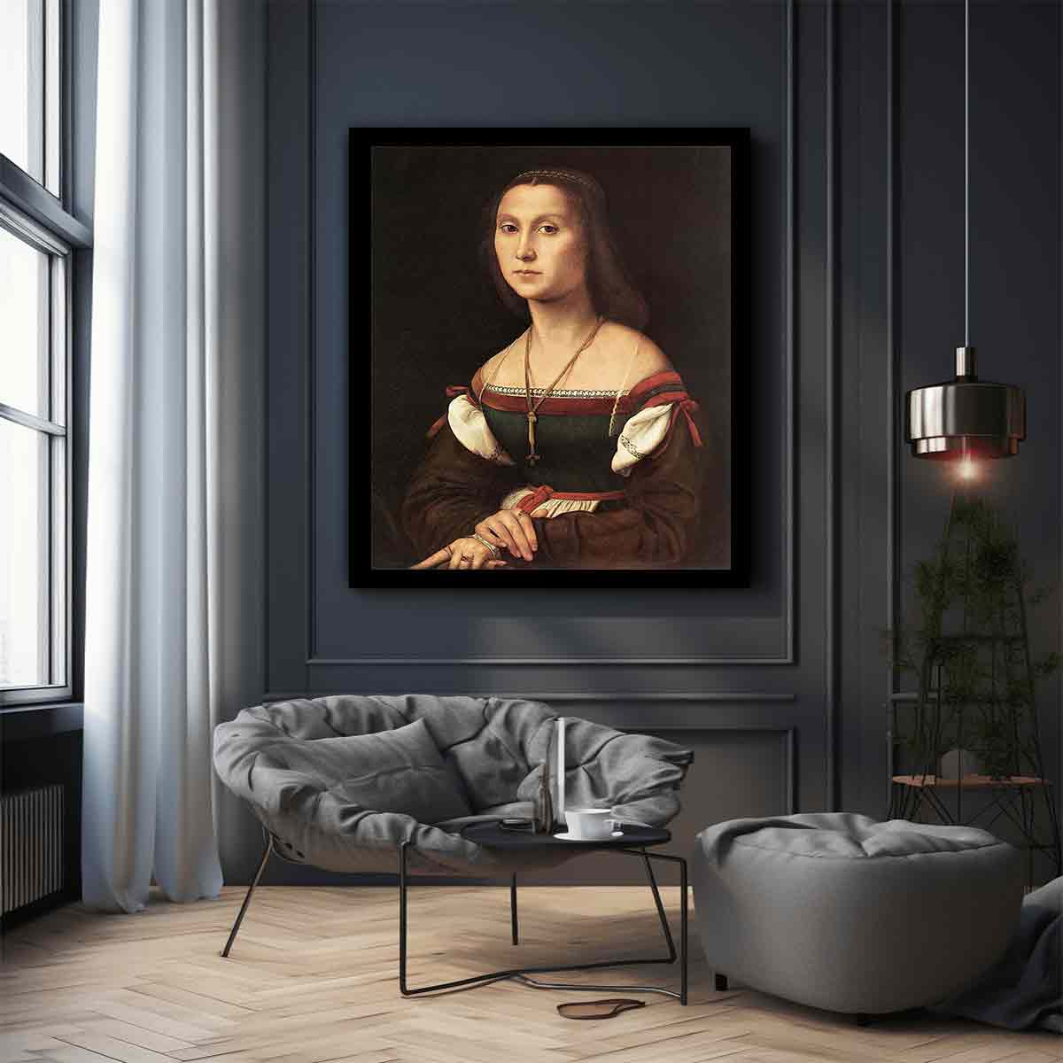Portrait of a Young Woman By Raphael