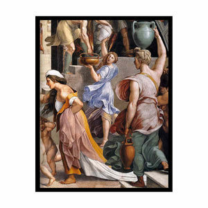 The Fire in the Borgo (detail) By Raphael
