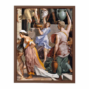The Fire in the Borgo (detail) By Raphael