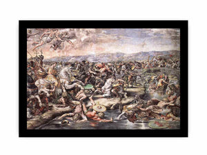 The Battle at Pons Milvius (detail) By Raphael