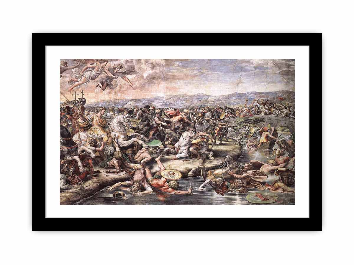 The Battle at Pons Milvius (detail) By Raphael